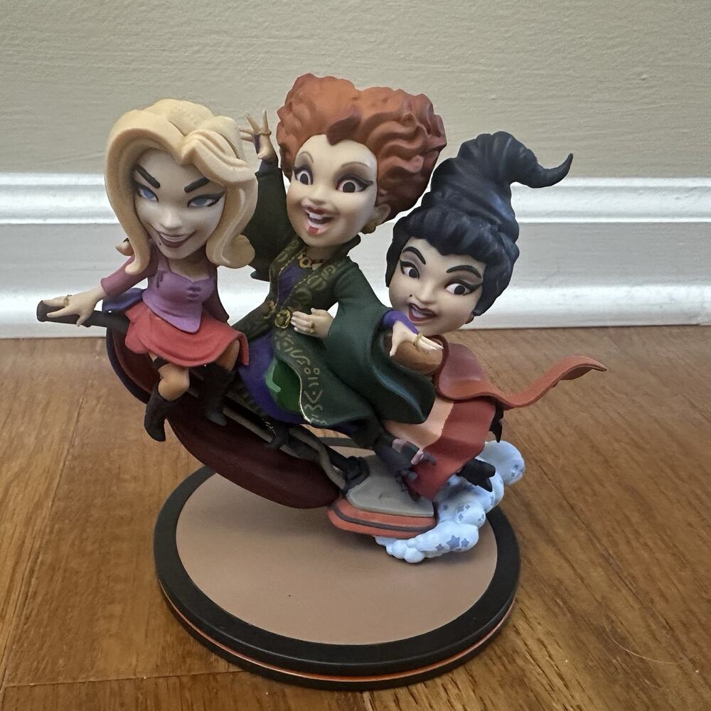 Q-Fig Max by QMx Disney Hocus Pocus Sanderson Sisters 5” Figures NEW IN BOX‎
